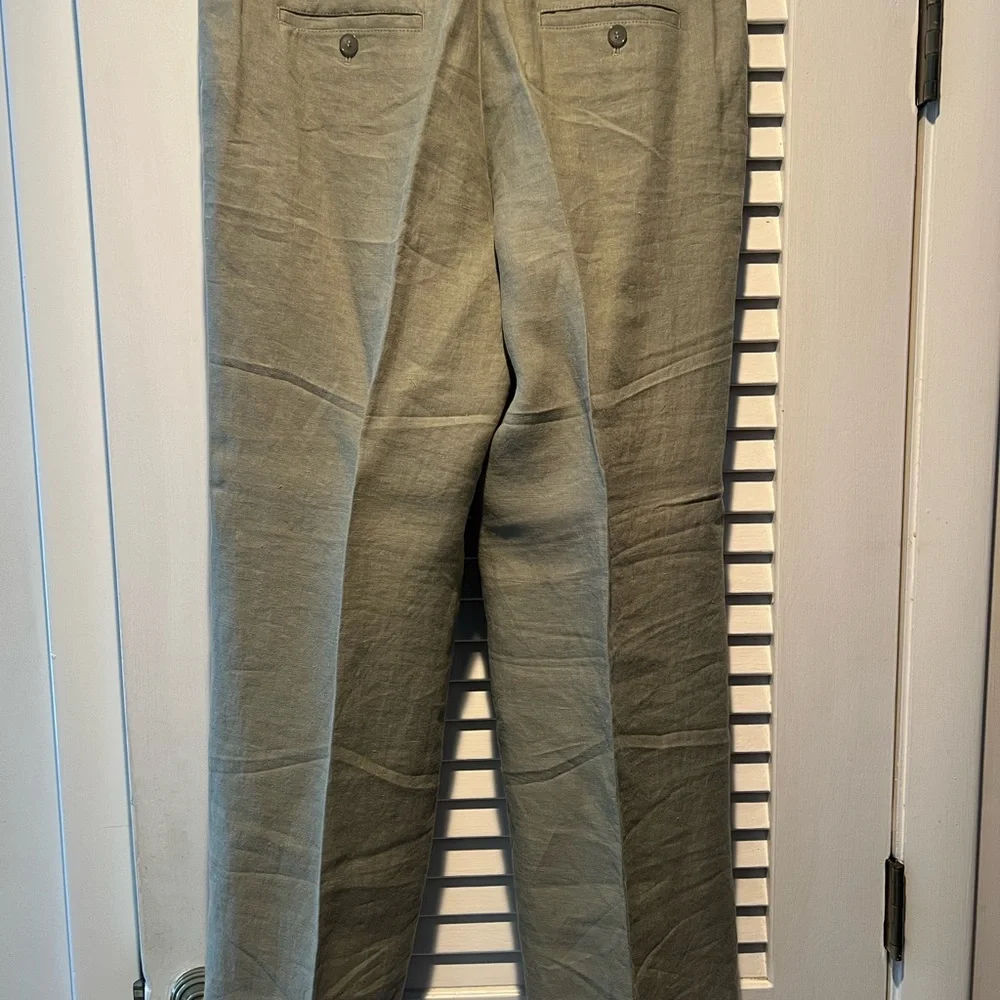 Women’s brand new with tags Talbots linen Sage Green Pants